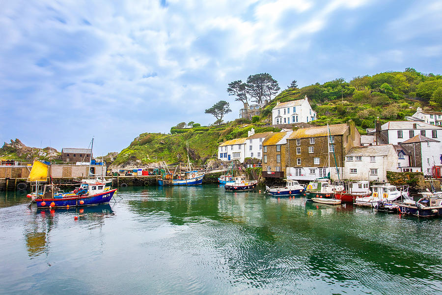 A Polperro afternoon, Cornwall, England UK  Photograph by Carl H Payne