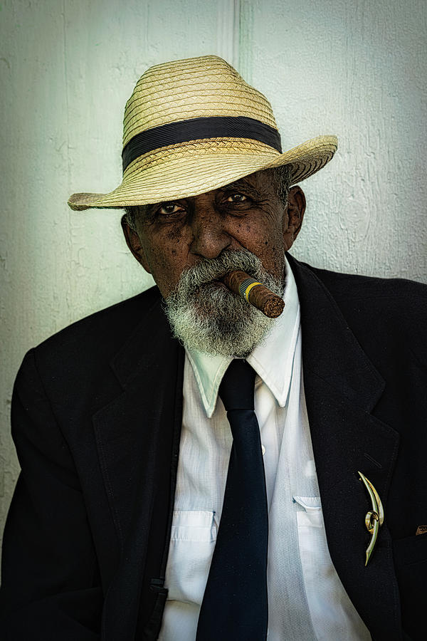 A Portrait Of  A Cuban Gentleman Photograph