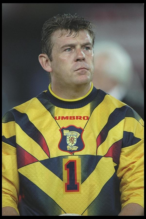 A portrait of Andy Goram of Scotland Photograph by Clive Brunskill