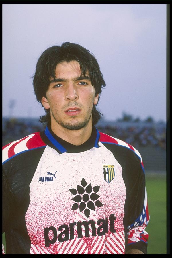 A portrait of Gianluigi Buffon of Parma Photograph by Getty Images