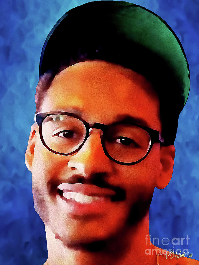 Detroit Pistons Digital Art - A Portrait of Jordan Poole by Walter Neal Detroit Pistons Digital Art - A Portrait of Jordan Poole by Walter Neal