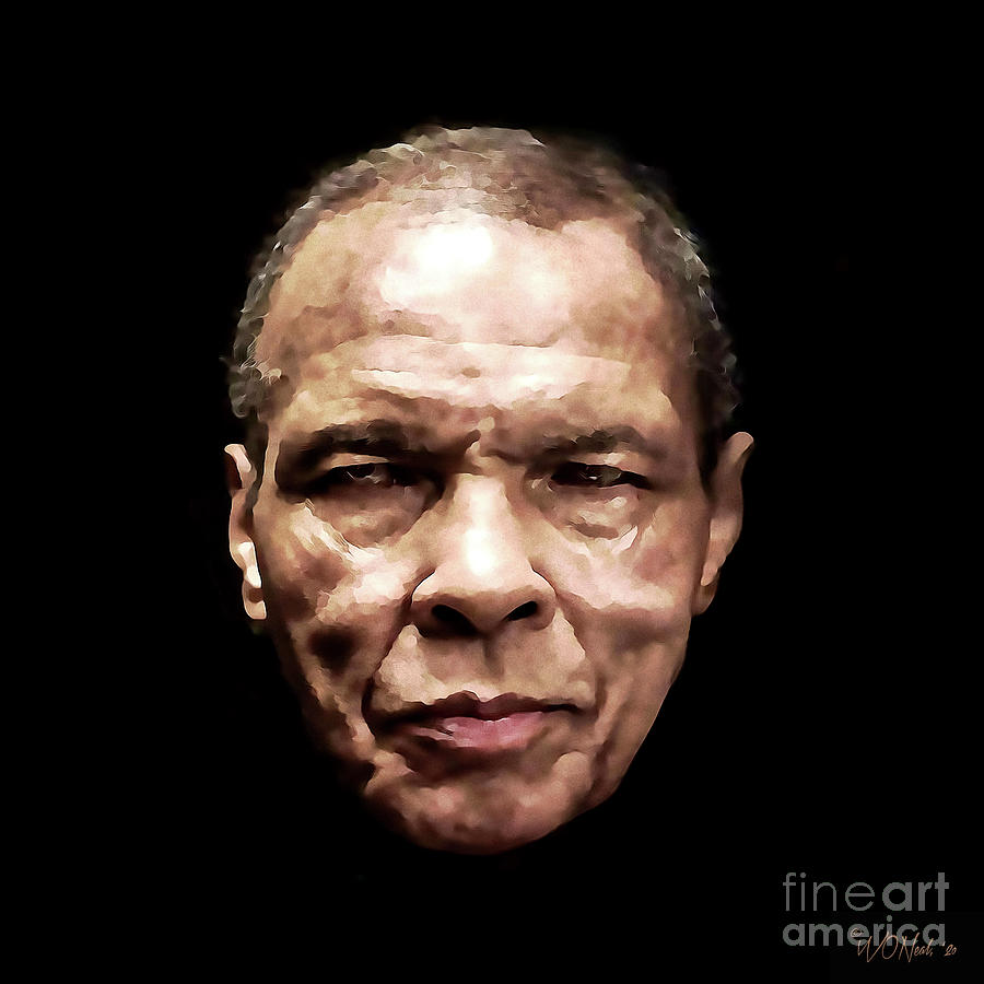 Portrait Digital Art - The Greatest by Walter Neal