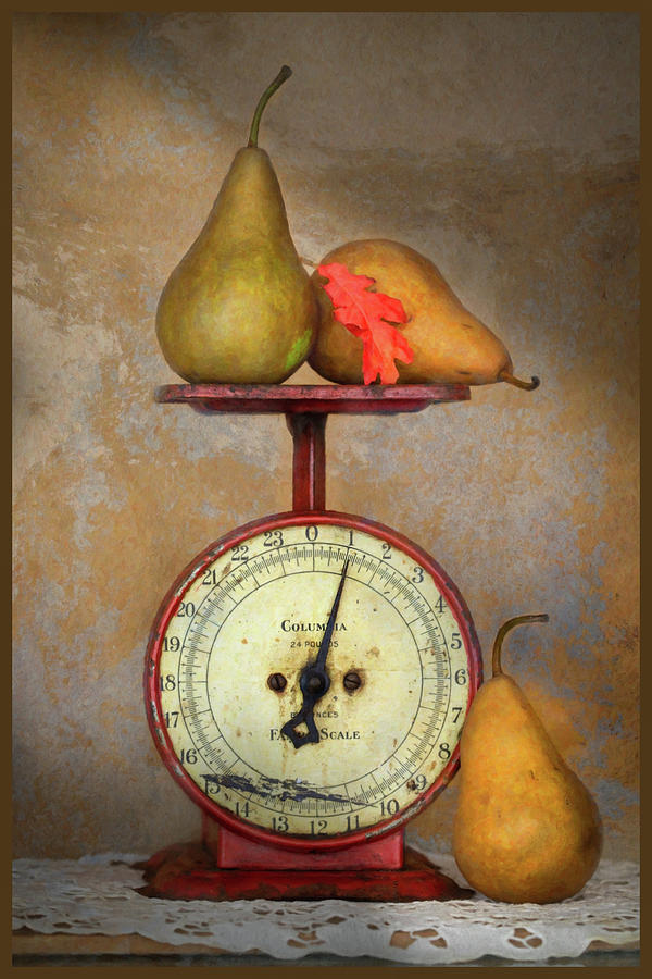 Still Life Photograph - A Pound Of Pears by Harriet Feagin