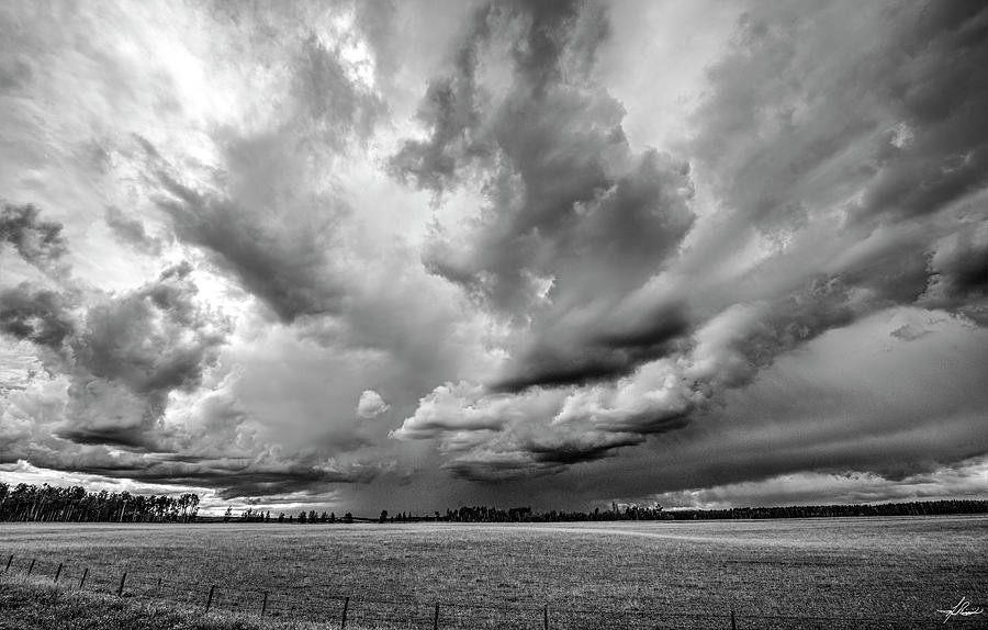Summer Photograph - A Prairie Summer Storm by Phil And Karen Rispin