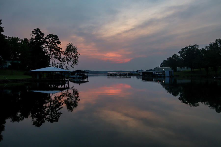 A Pre-Sunrise Lake Glimpse Photograph by Ed Williams