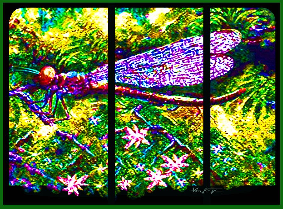 A Prehistoric Dragonfly Mixed Media by Hartmut Jager