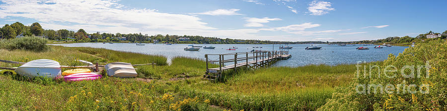 A Private Boat Dock - Panorama Photograph
