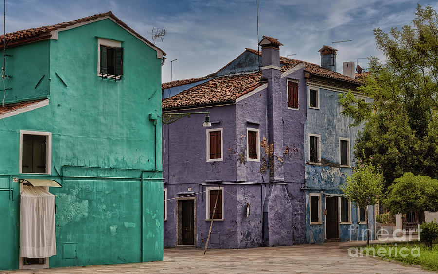A quiet corner of Burano Photograph by The P