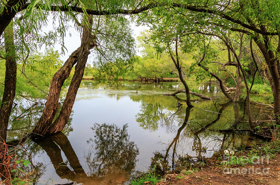 Lake Hefner Photograph - A Quiet Cove by Richard Smith Lake Hefner Photograph - A Quiet Cove by Richard Smith