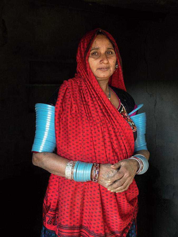 A rabri woman in her tribal attire. Photograph by Usha Peddamatham