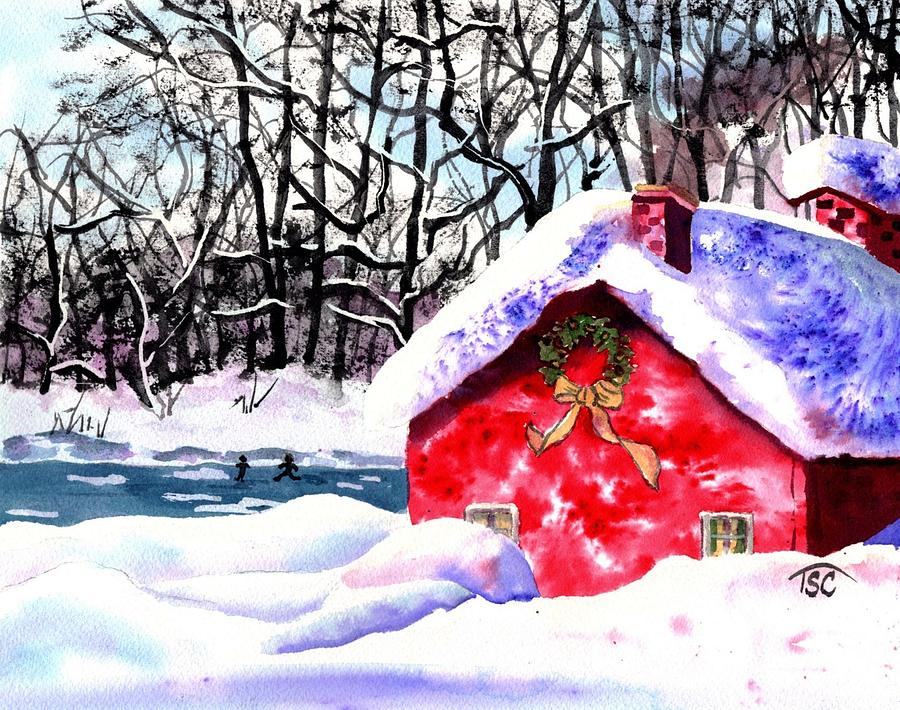 A Radiant Christmas Morning Painting by Tammy Crawford