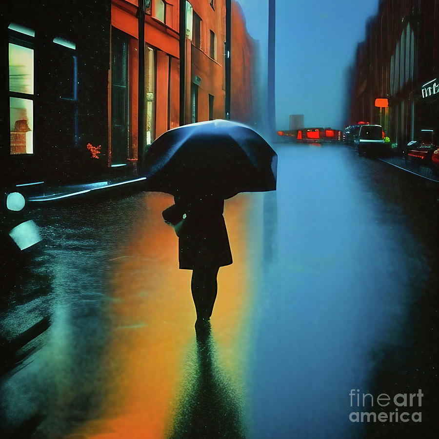 A Rainy Night In Soho Digital Art by John James - Fine Art America