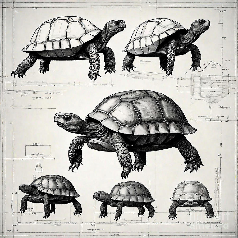 A realistic sketch of Gopher Tortoise Drawing by Clint McLaughlin ...