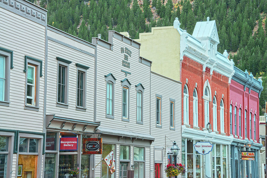 A Recherche Mountain Town In The Heart Of The Colorado Rockies, Historic Georgetown Off I-70 Photograph by Bijan Pirnia