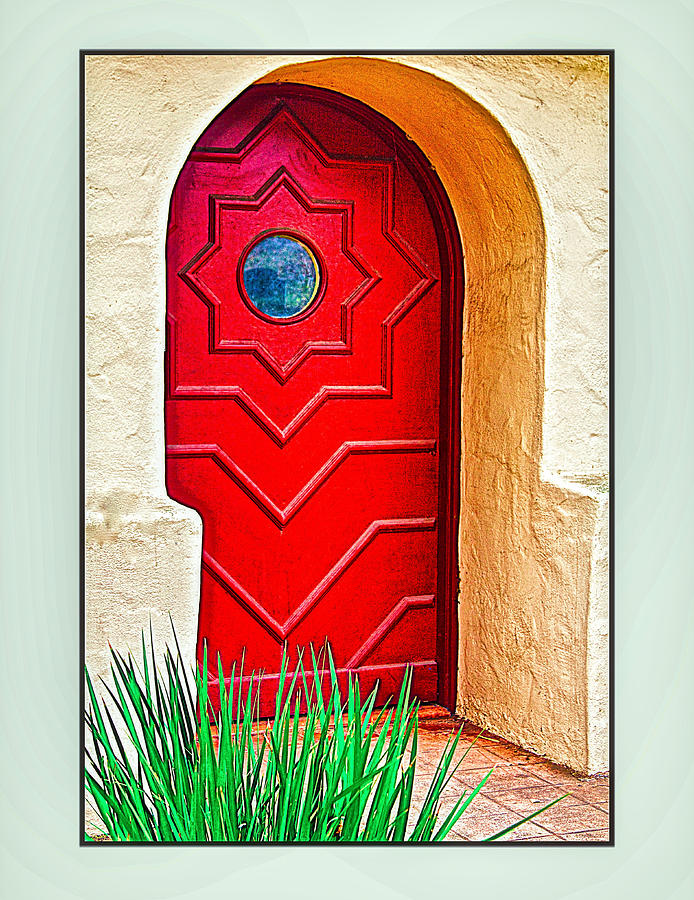 Door Photograph - A Red Door by John Butler