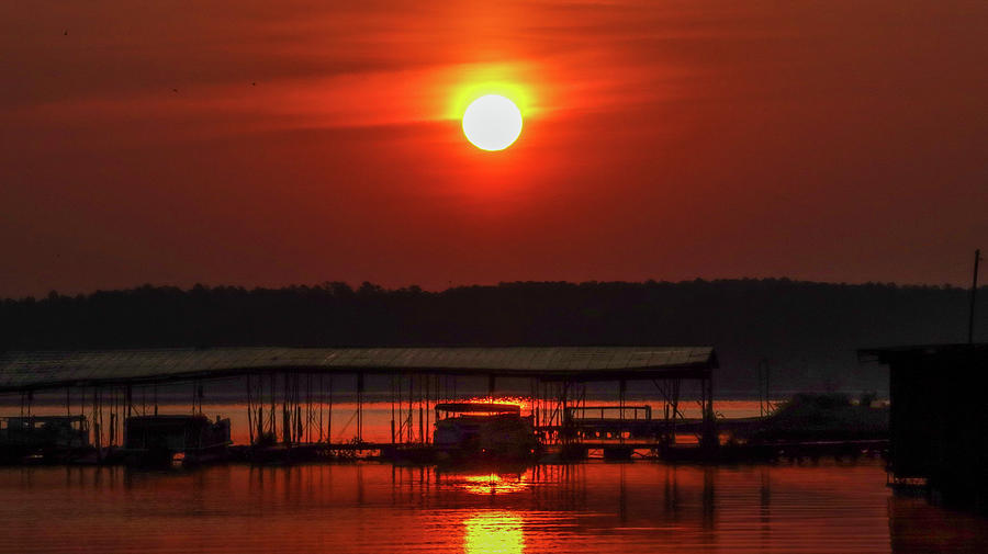 A Red Sun Dawn Photograph by Ed Williams