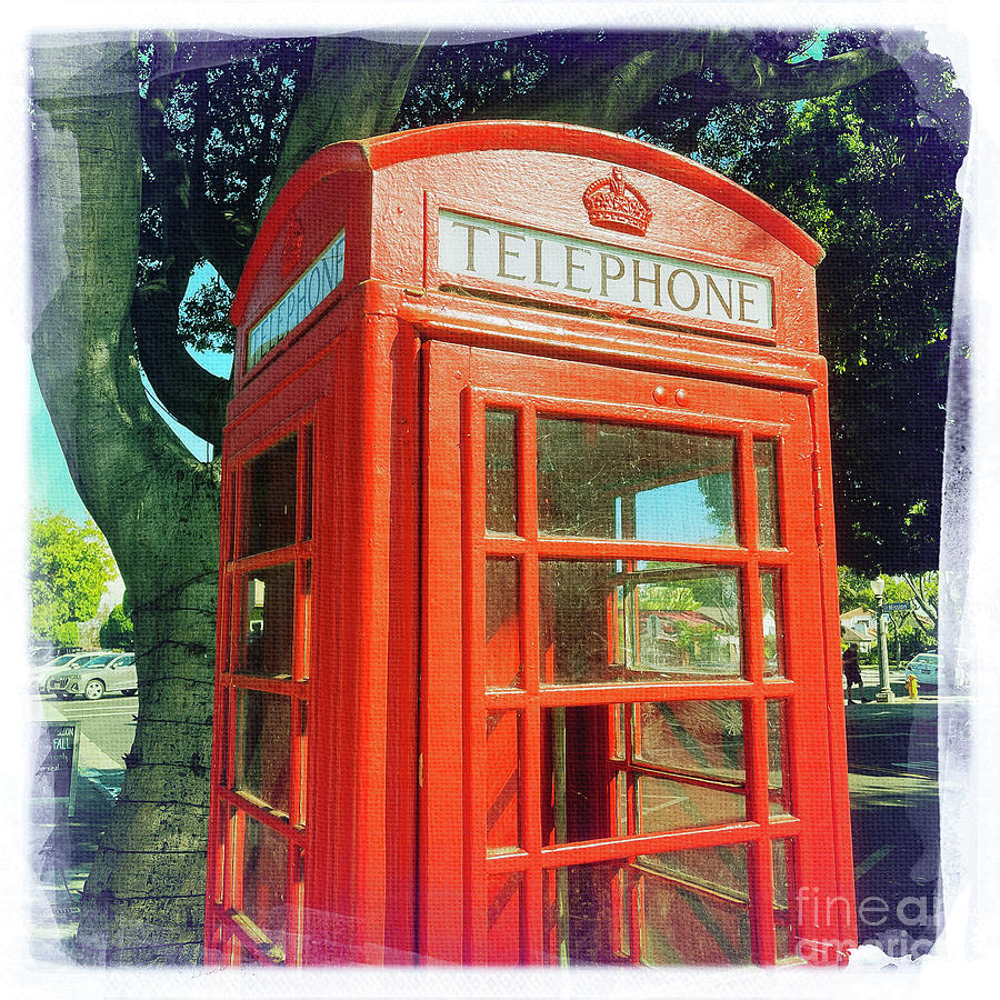 A Red Telephone Box Photograph by Nina Prommer
