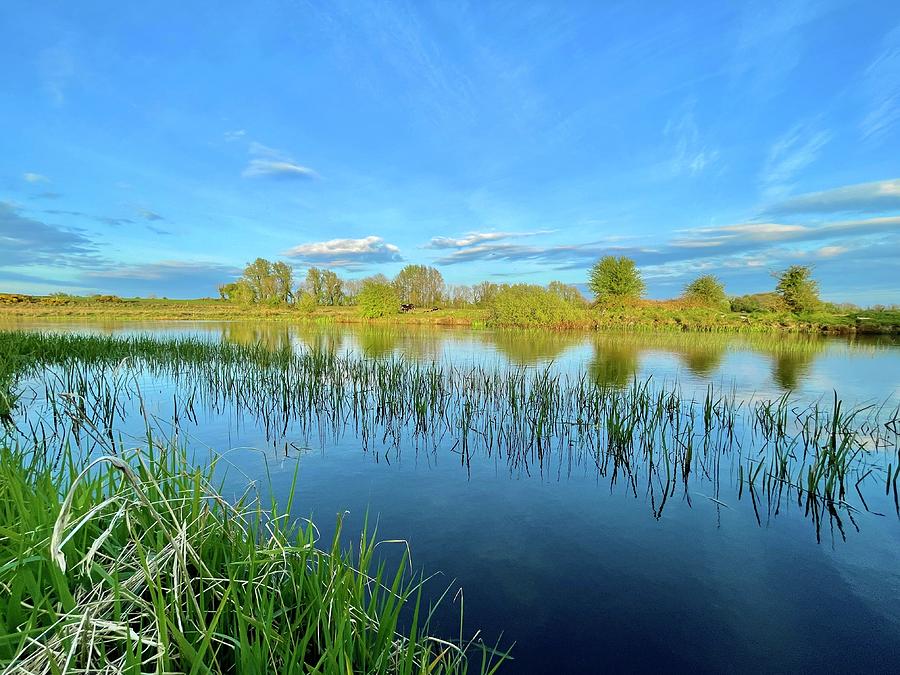 A Reflective River Photograph by Six Months Of Walking | Fine Art America