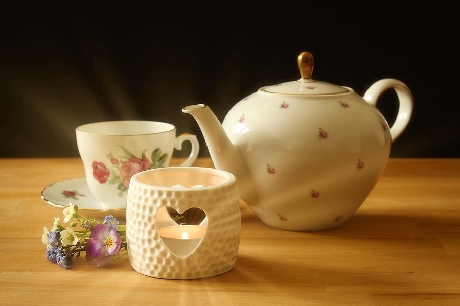 Tea Photograph -  A Relaxing Cup Of Tea by Sandi OReilly