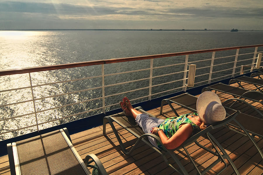 A Relaxing Morning at Sea Photograph by Jeff R Clow