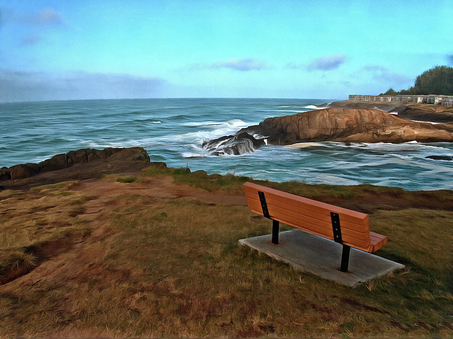A Resting Place In Depoe Bay Photograph by Thom Zehrfeld