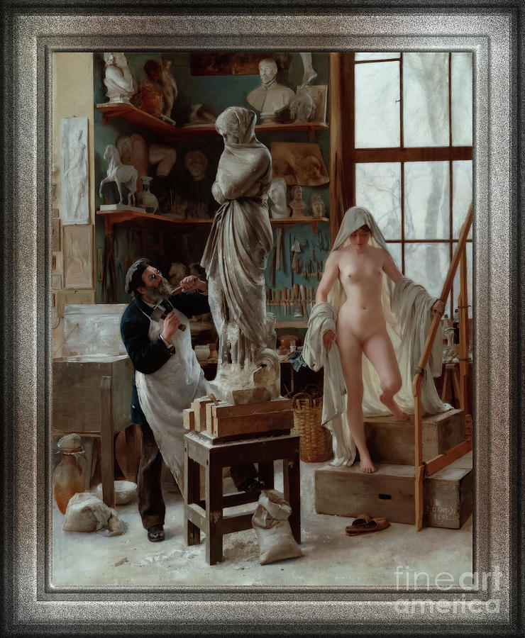 A Restoration by Edouard Joseph Dantan Fine Art Old Masters Reproduction Painting by Rolando Burbon