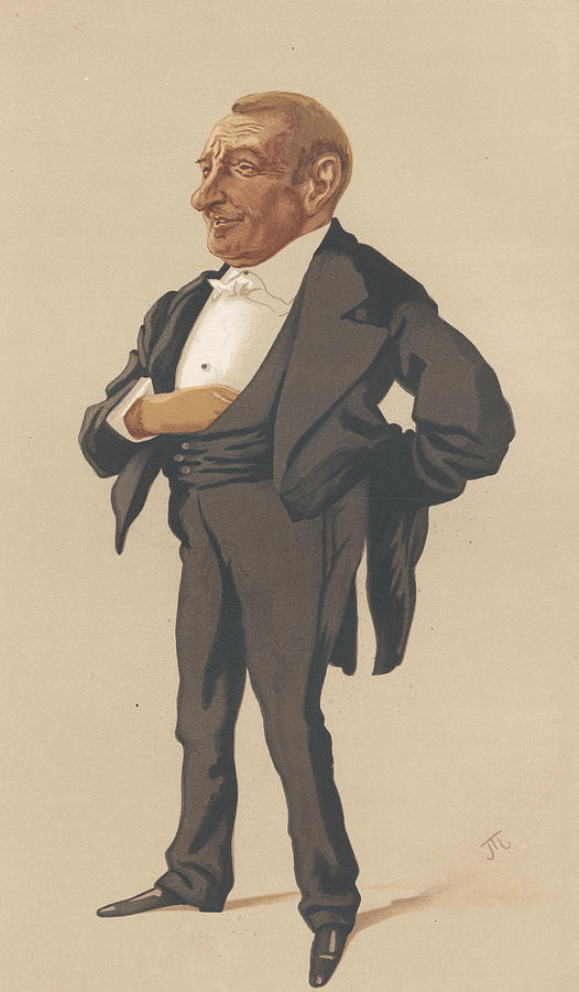 a retired Financier, Mr. Henry Louis Bischoffsheim Relief by James Tissot