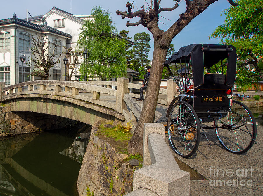 A Rickshaw in Kurashiki, Japan Photograph by L Bosco