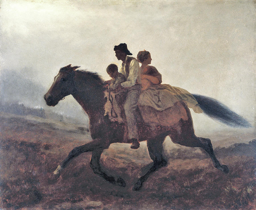A Ride for Liberty,The Fugitive Slaves - Digital Remastered Edition Painting by Eastman Johnson
