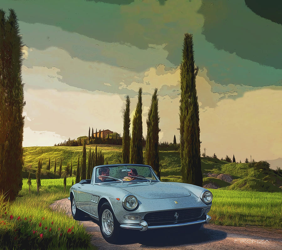 A Ride in Tuscany Painting by John Fronza - Fine Art America