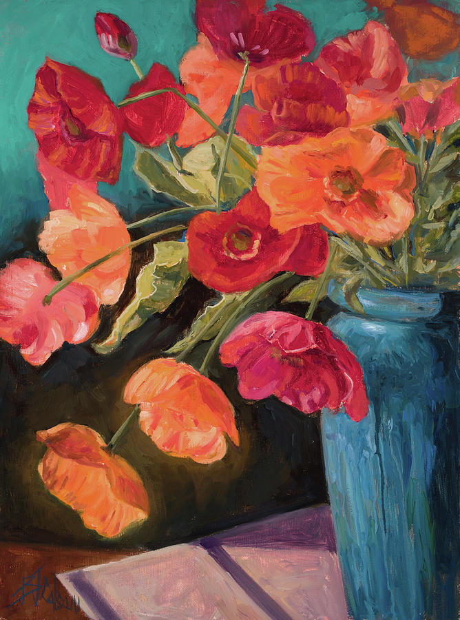 A Riot of Color Painting by Billie Colson