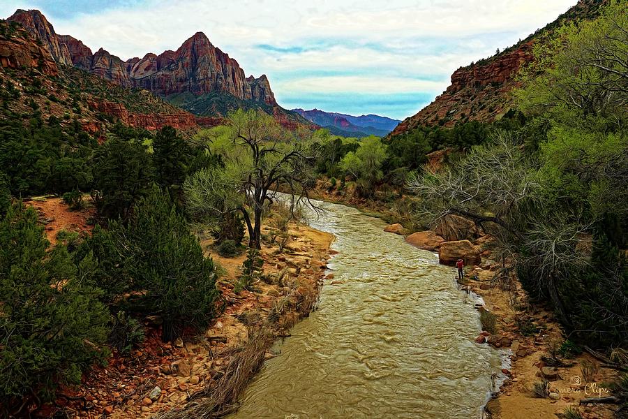 Mountain Photograph - A River Runs Through by Brian Peck Mountain Photograph - A River Runs Through by Brian Peck