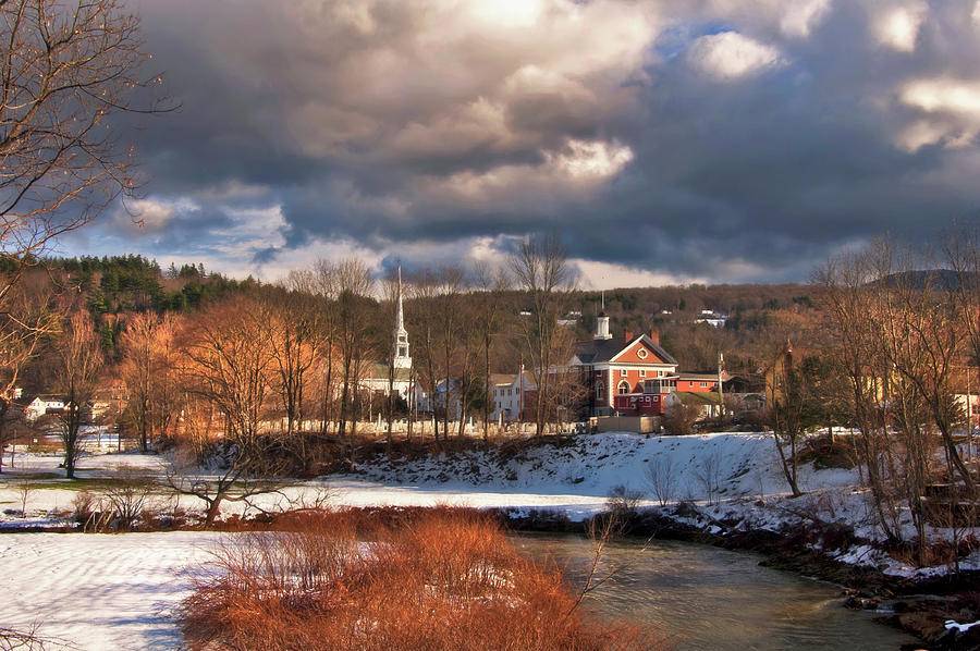 A River Runs Through Stowe - Vermont Photograph by Joann Vitali