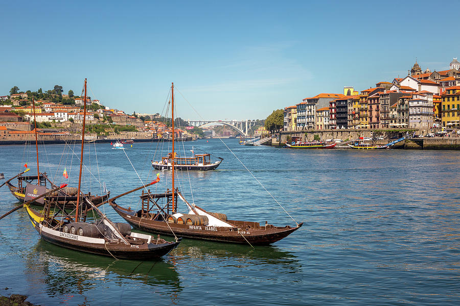 A River Scene in Porto Photograph by W Chris Fooshee