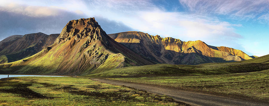 A Road Runs Through It - Icelandic Highlands Photograph by Stephen Stookey