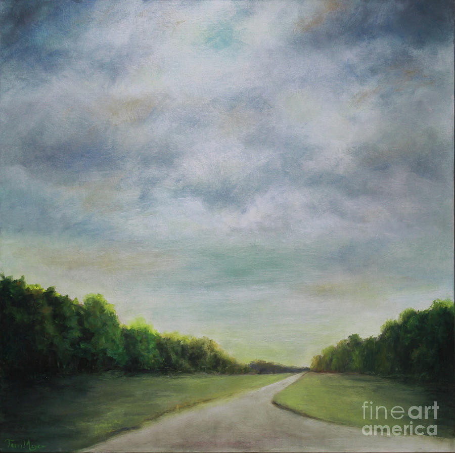 A Road to an Adventure Painting by Terri  Meyer