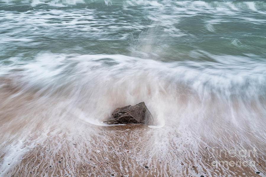A Rock in the Sea Photograph by Tim Gainey