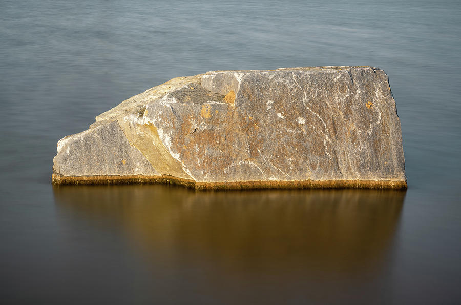 A Rock in the Water Photograph by Martin Vorel Minimalist Photography