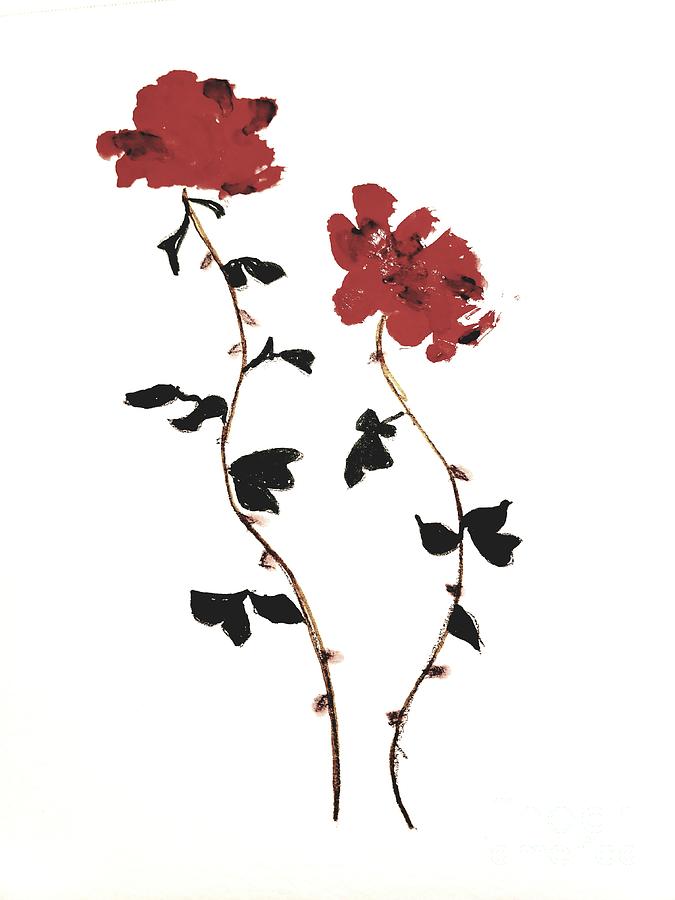 A Rose by Any Other Name Painting by Margaret Welsh Willowsilk