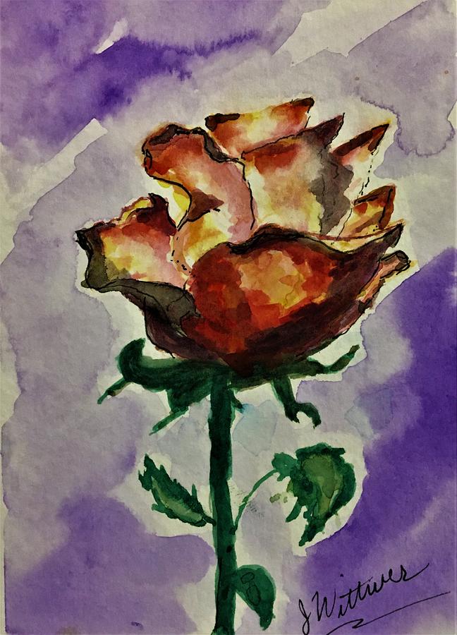 A Rose is a Rose Painting by Julie Wittwer
