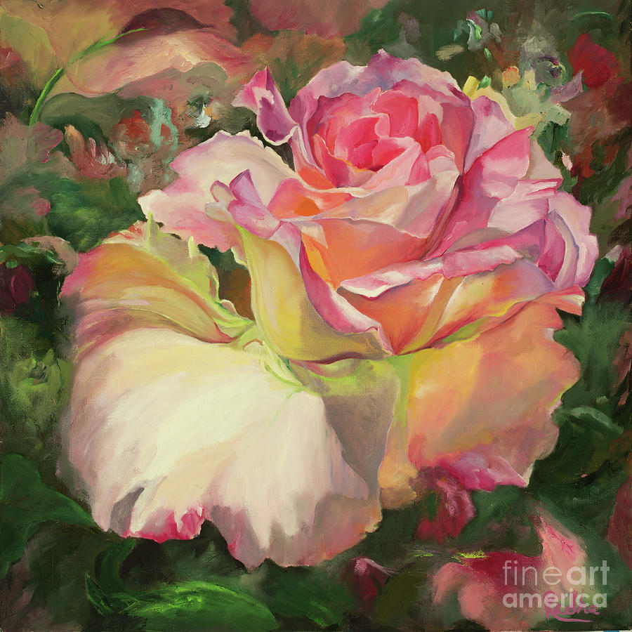 A Rose is a Rose Painting by Radha Rao