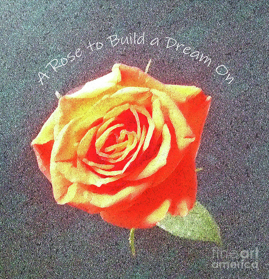 A Rose to Build a Dream On Painting by Rita Brown
