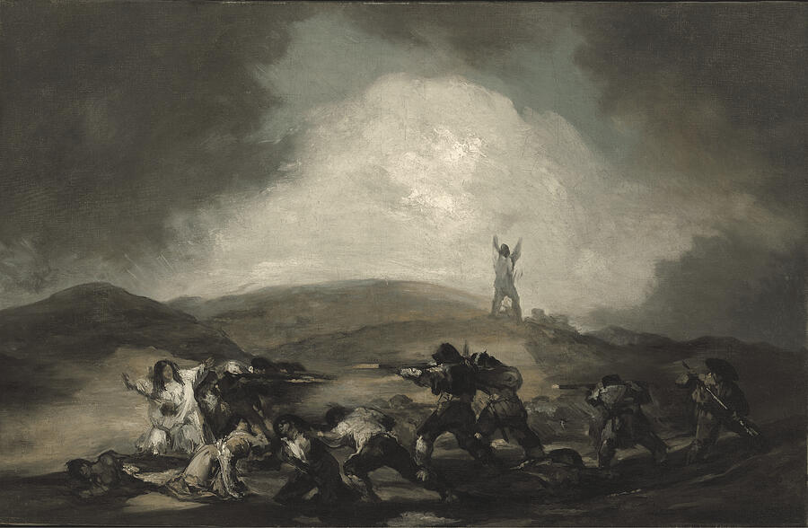 A Scene from the Spanish War of Independence - Francisco de Goya Digital Art by Samuel HUYNH A Scene from the Spanish War of Independence - Francisco de Goya Digital Art by Samuel HUYNH