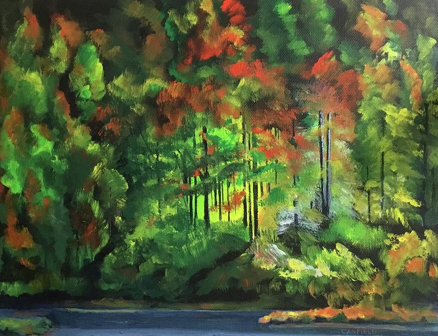 A scenic gift from God Painting by Ellen Canfield