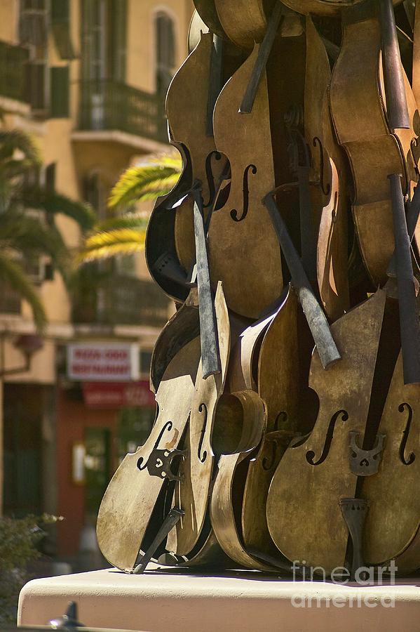 A Sculpture Of Violins Photograph By Filippo Carlot - Fine Art America