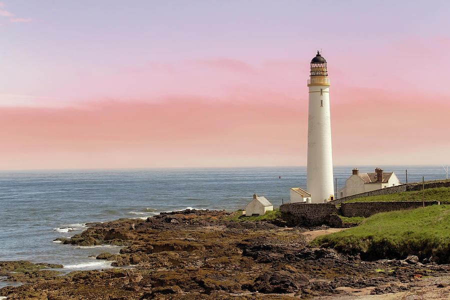 A Scurdie Ness Sunrise - Lighthouse - Scotland  Photograph by Jason Politte