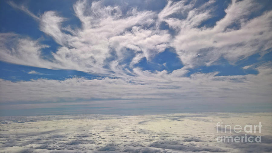 A sea of clouds Photograph by Agnes Caruso