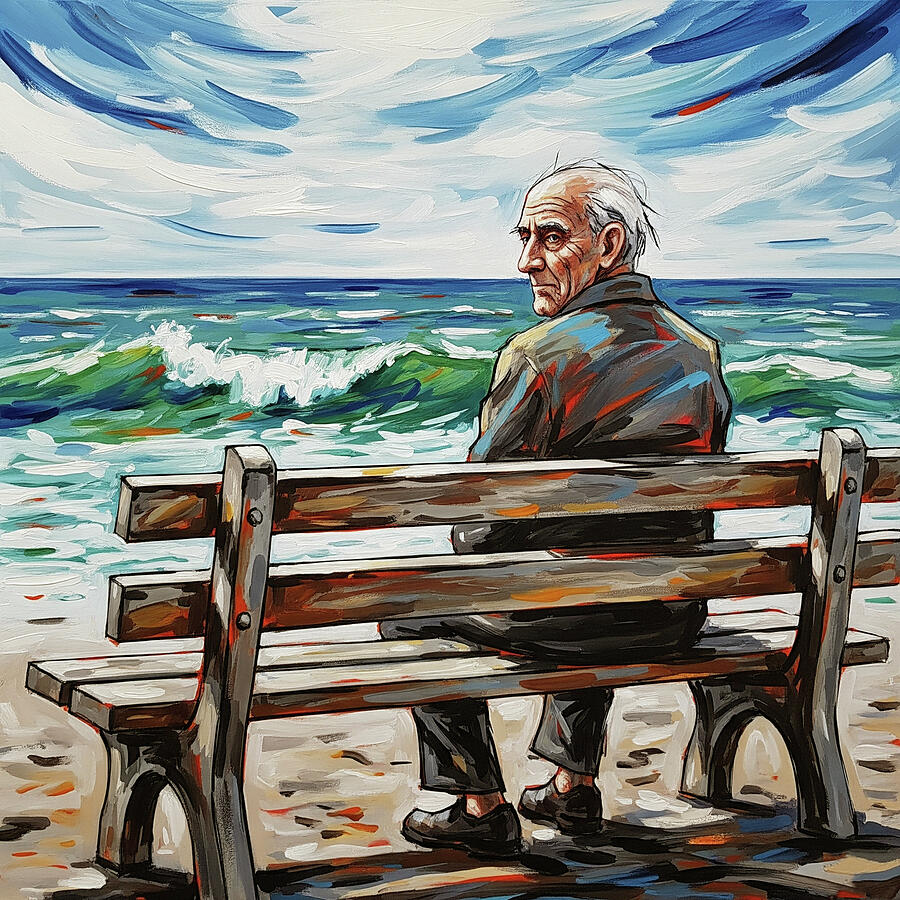 A Seafarers Solitude Painting by Alex Mir A Seafarers Solitude Painting by Alex Mir
