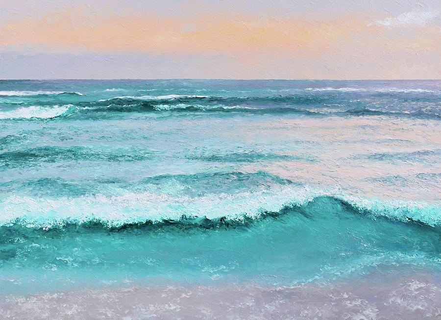 A sense of calm, seascape Painting by Jan Matson