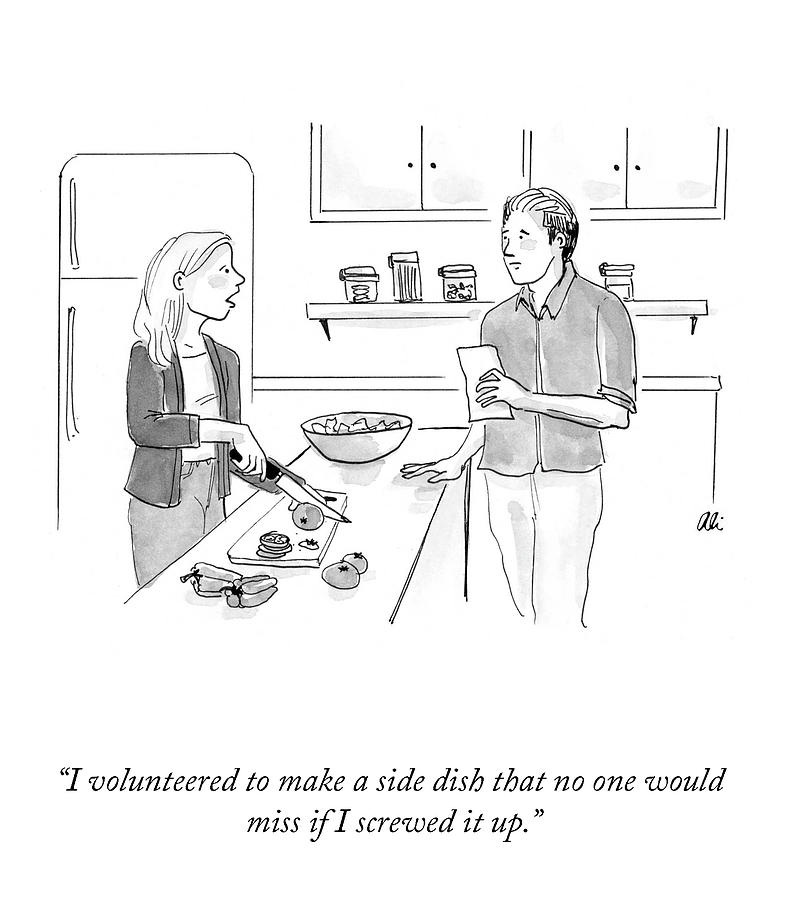 A Side Dish That No One Would Miss Drawing by Conde Nast